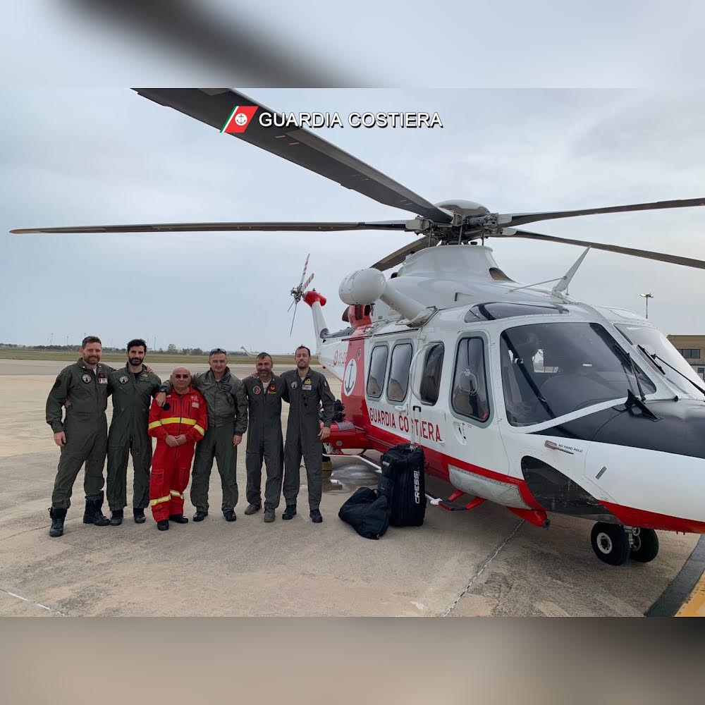 Guardia Costiera : tempestivo recupero di due diportisti naufragati da una un’imbarcazione tedesca