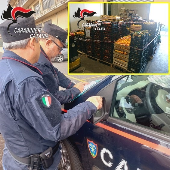 Operazione interforze al mercato ortofrutticolo di Catania