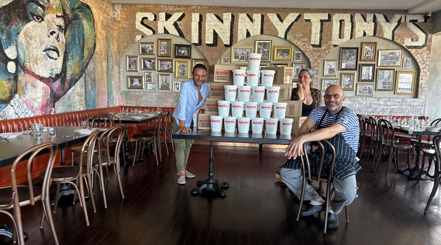 A Taormina una pizza alla nutella da record