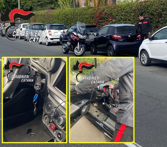 Tentano di rubare microcar nei pressi di una scuola: due arresti