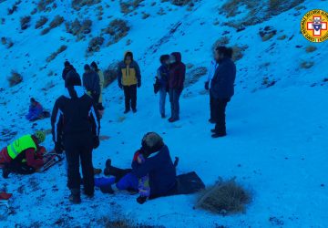 Soccorso escursionista infortunatosi a Piano Provenzana