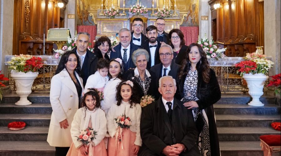San Giovanni Montebello, festa per i 60 anni di matrimonio di Salvatore e Alfia