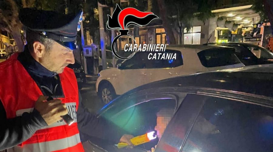 Guida in stato di ebbrezza e controlli con l’etilometro: i Carabinieri ritirano 72 patenti
