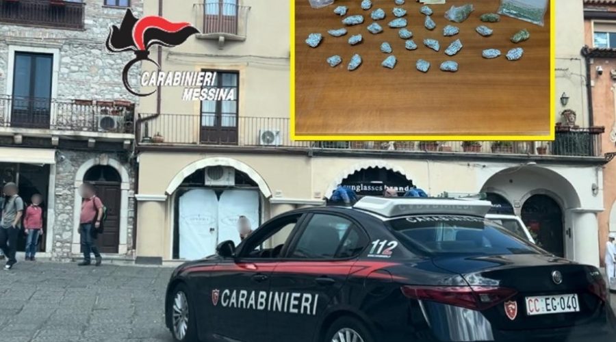 Taormina, droga in casa: 22enne arrestato dai carabinieri