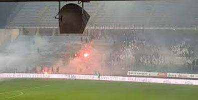 Scontri durante la partita Padova-Catania: 7 arresti e 8 poliziotti contusi