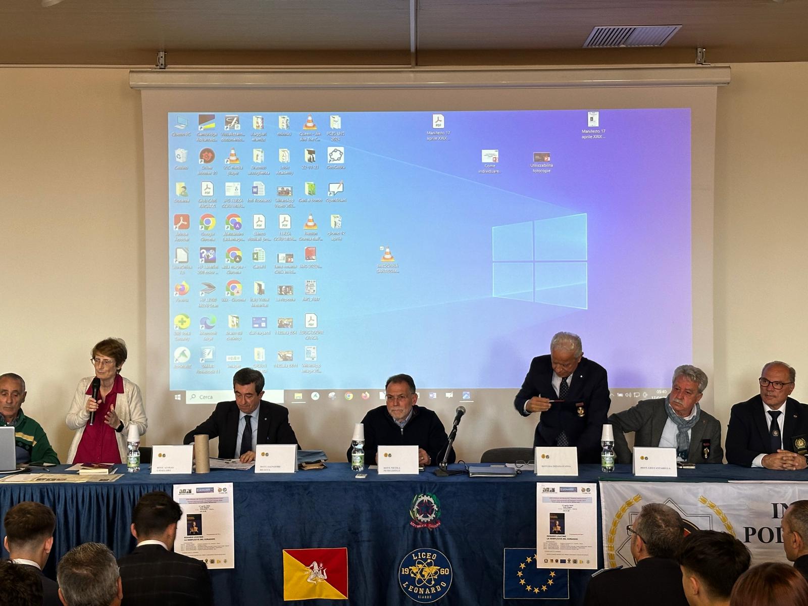 Il liceo Leonardo ha ospitato la 29esima edizione del premio intitolato ai giudici-eroni Livatino, Saetta e Costa
