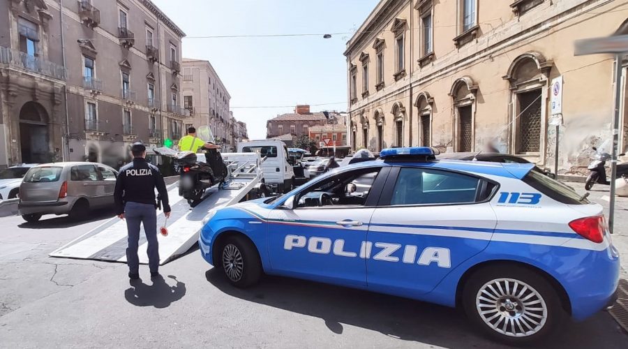 Mancato uso del casco, controlli della Polizia