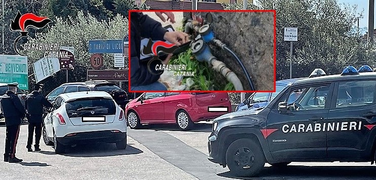 Ai domiciliari con allaccio idrico abusivo