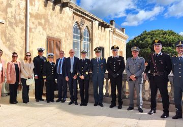Delegazione di Sigonella a Sant'Alfio per la Festa della Liberazione