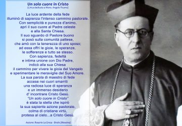 1 Giugno, 65&deg; anniversario della morte di Mons. Angelo Ficarra. Lirica del poeta brolese Rosario La Greca