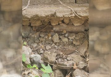Quattro residuati bellici nel giardino di un asilo ad Acireale