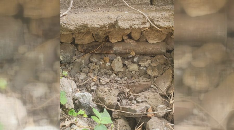 Quattro residuati bellici nel giardino di un asilo ad Acireale