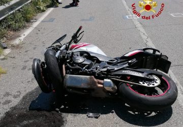 Linguaglossa, collisione tra due moto. Interviene Elisoccorso