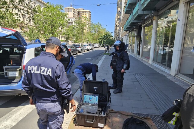 Allarme bomba in corso Italia a Catania