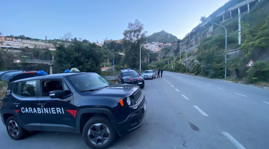 Controlli dei carabinieri nel Taorminese: 7 denunce
