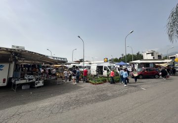 Giarre, piace il mercato del giovedi nel sito di via Fratelli Giuffrida