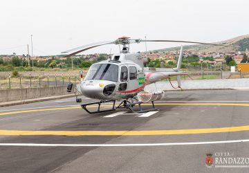 Randazzo, inaugurata la nuova elipista per gli elicotteri del servizio antincendio della Regione Siciliana