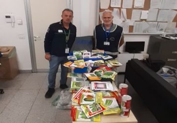 Aeroporto di Catania, sequestrate oltre 120 confezioni di sementi irregolari