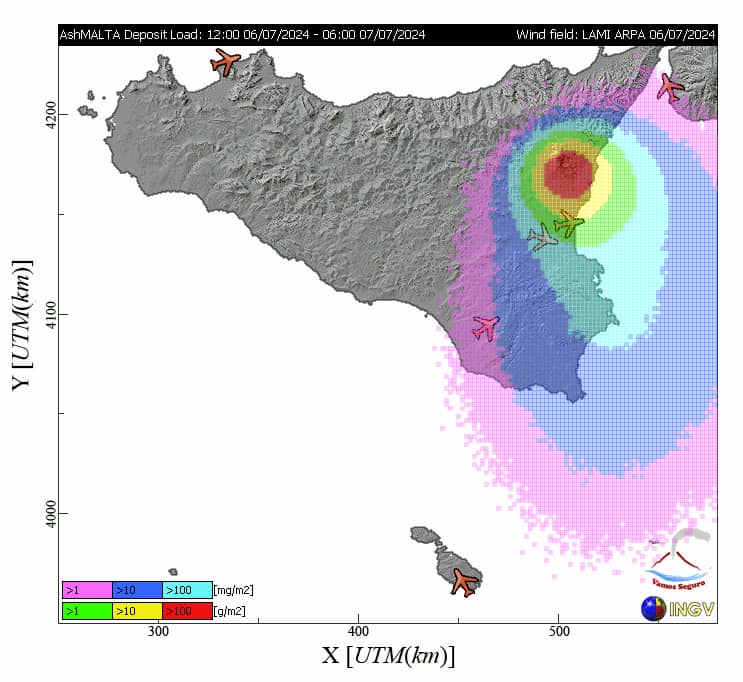 Etna, nuova intensificazione dell’attività esplosiva. Pioggia di cenere nel Giarrese