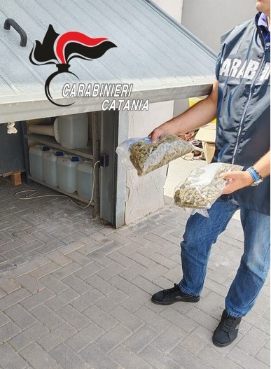 Scoperto deposito di droga in un garage: arrestato dai Carabinieri un 21enne