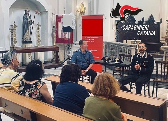 Lezione dei Cc sui pericoli delle truffe agli anziani