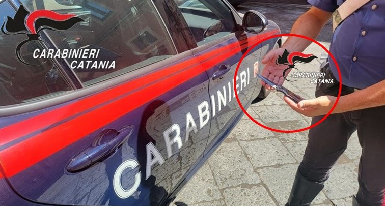 Piedimonte, nascondeva nel marsupio un coltello a serramanico: denunciato randazzese
