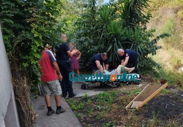 Santa Venerina: anziana cade nel torrente Fago. Salvata dai Vigili urbani