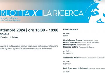 CarlottaXLaRicerca: a Catania consegna del Premio dedicato agli studi di patologie ematologiche