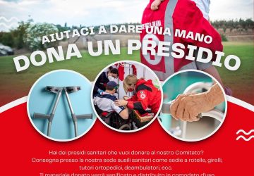 La Cri Giarre Riposto lancia l'iniziativa "Dona un presidio"