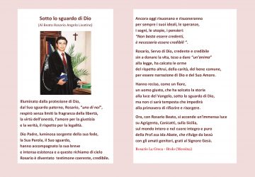 21 Settembre 2024: 34&deg; anniversario della morte del giudice Rosario Angelo Livatino