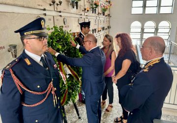 Acireale, la Polizia di Stato commemora il Tenente Basilio Sgroi, vittima del dovere