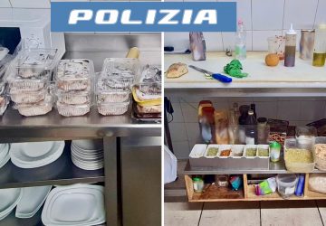 Controlli nei ristoranti: diverse sanzioni. Trovati anche 4 lavoratori in nero nascosti in bagno