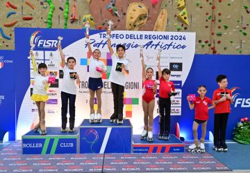 Pattinaggio: la coppia Giulia Priolo e Manuel Branciforti trionfa al Trofeo delle Regioni