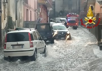 Violento temporale sull'area ionica: diversi gli interventi di soccorso a Giarre, Mascali ed Acireale VIDEO