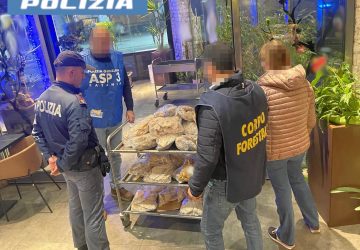 Controlli ad un ristorante: sequestrati quasi 200 kg di alimenti non tracciati. Sanzioni per oltre 100.000 euro