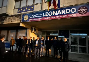 Alluvione Giarre, danni al Liceo Leonardo. Visita del sindaco metropolitano Enrico Trantino