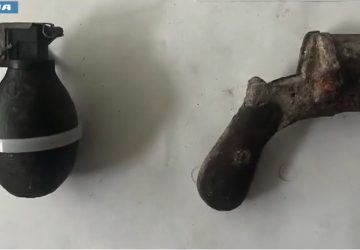 Una bomba a mano, risalente alla seconda guerra mondiale, è stata recuperata dalla Polizia in una grotta lavica VIDEO