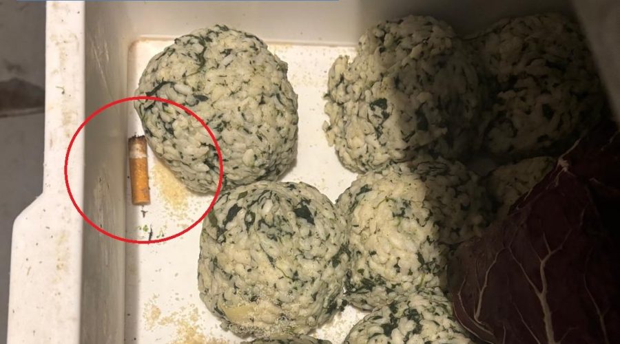 Insieme agli arancini da friggere anche la cicca di una sigaretta: maxi sanzione per un bar di via Etnea a Catania