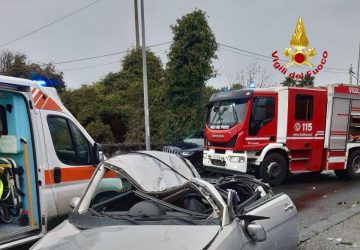 Incidente autonomo sulla circonvallazione di Belpasso: un ferito