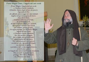 Una poesia dedicata a Fratel Biagio Conte, nel secondo anniversario della sua &ldquo;nascita al cielo&rdquo;