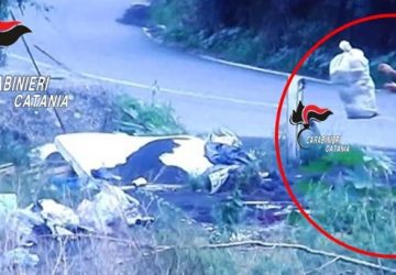 Santa Venerina, contrada Codavolpe: beccati e denunciati due “lanciatori di rifiuti”