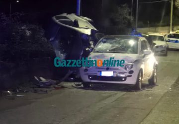 Auto si ribalta e si scontra con un'altra vettura: tre feriti