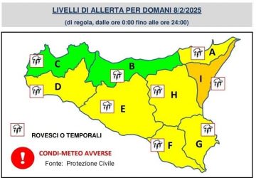 Allerta meteo arancione, domani a Giarre e Riposto sospensione attivit&agrave; didattiche