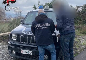 Castiglione e Linguaglossa, tolleranza zero sul lavoro nero: sanzionate due aziende per migliaia di euro