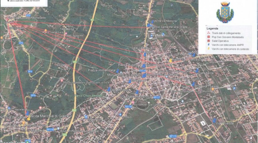 mappa telecamere