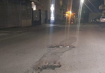 Giarre, torna la pioggia e tornano le "amiche" buche