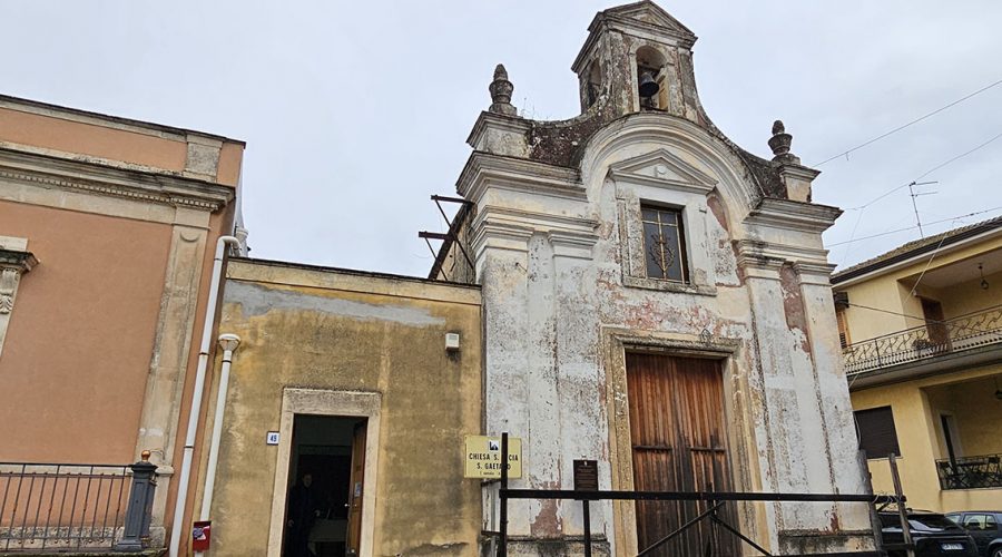 Aci Bonaccorsi, avvio dei lavori di ripristino per la chiesa di Santa Lucia e San Gaetano. Stanziati quasi 300.000 euro