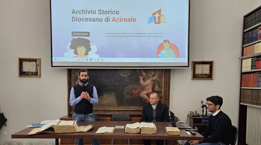 L’Archivio diocesano di Acireale diventa digitale