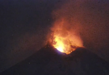 Etna, ripresa dell'attività stromboliana al Cratere di Sud-Est