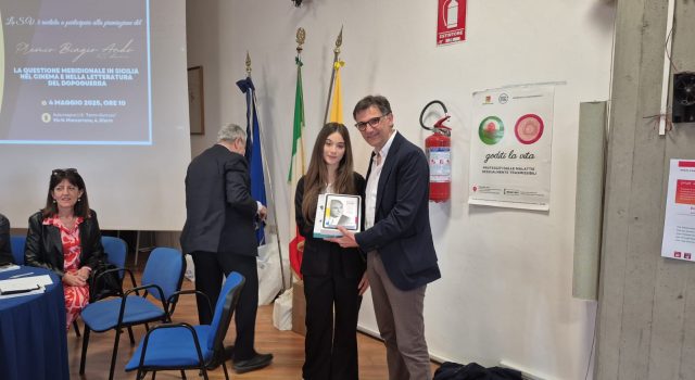 Giarre, vince il premio “Biagio Andò 2025” il giovane Vittorio Garufi, al secondo posto ex aequo altri dieci studenti